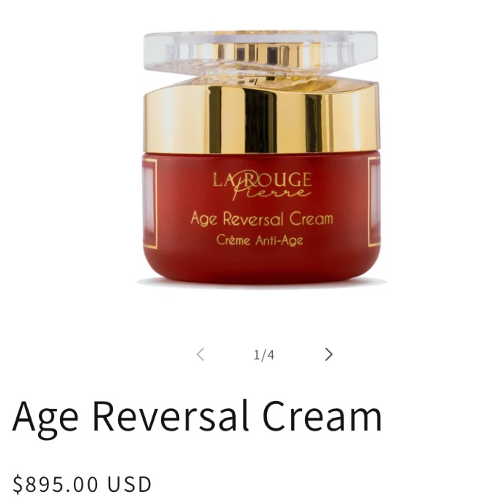 La Rouge Pierre Coral Collection Age Reversal Cream. NIB - Picture 4 of 4
